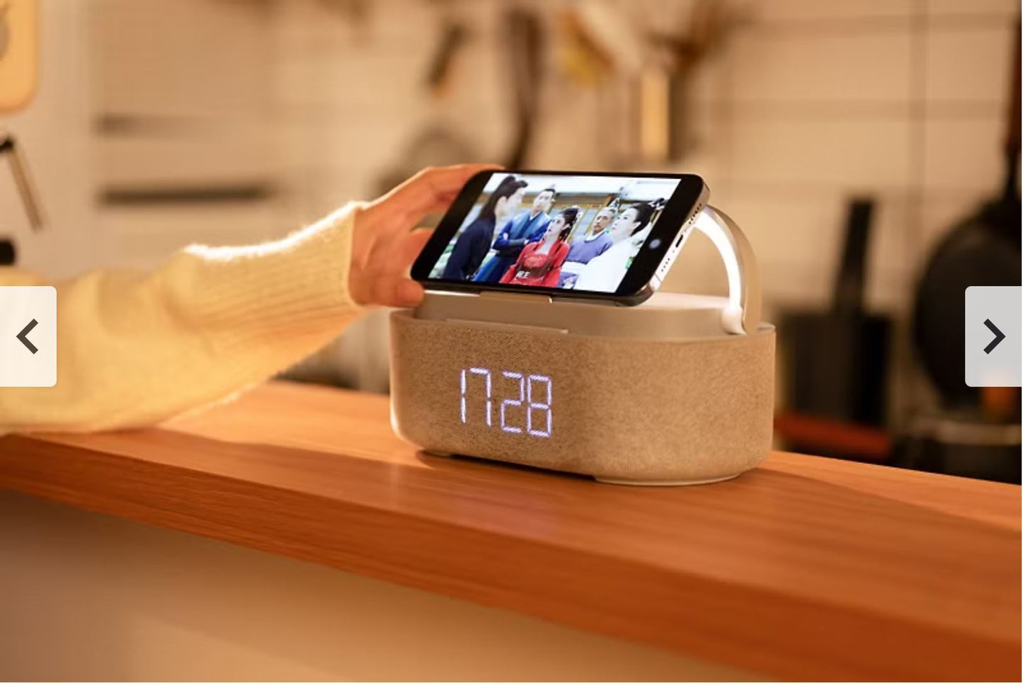 Wireless Charging Alarm Clock